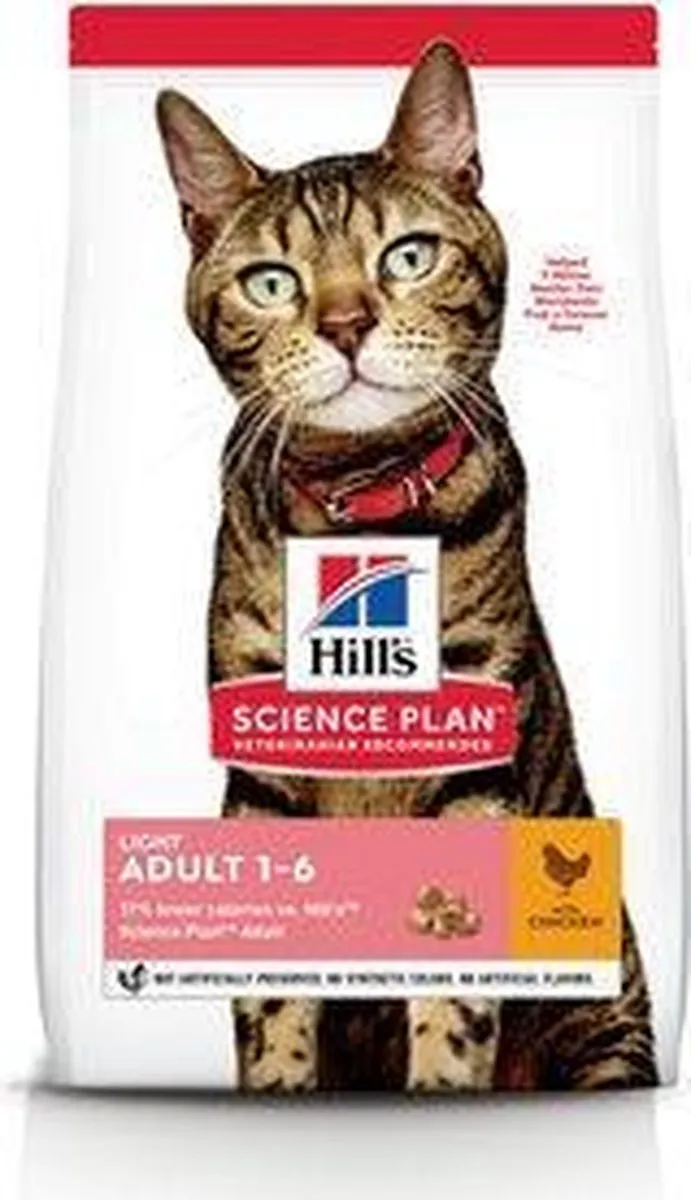 Hill's Science Plan Feline Adult Chicken Light 10kg