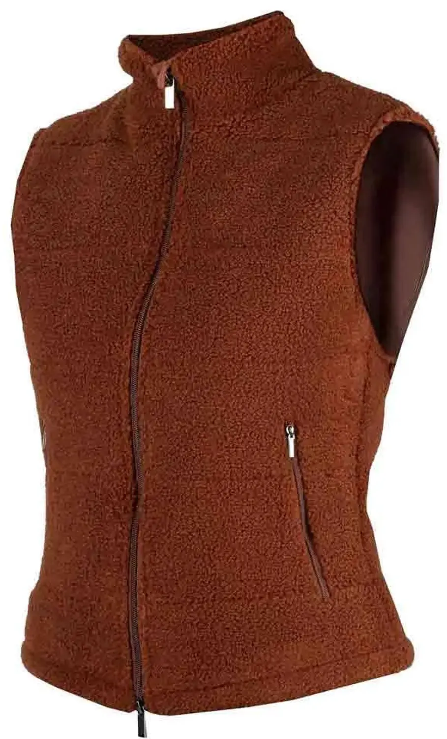 EQPRO Charlotte Mouwloos Donsjack Dames - Burnt Umber - M - afbeelding 3 van 5