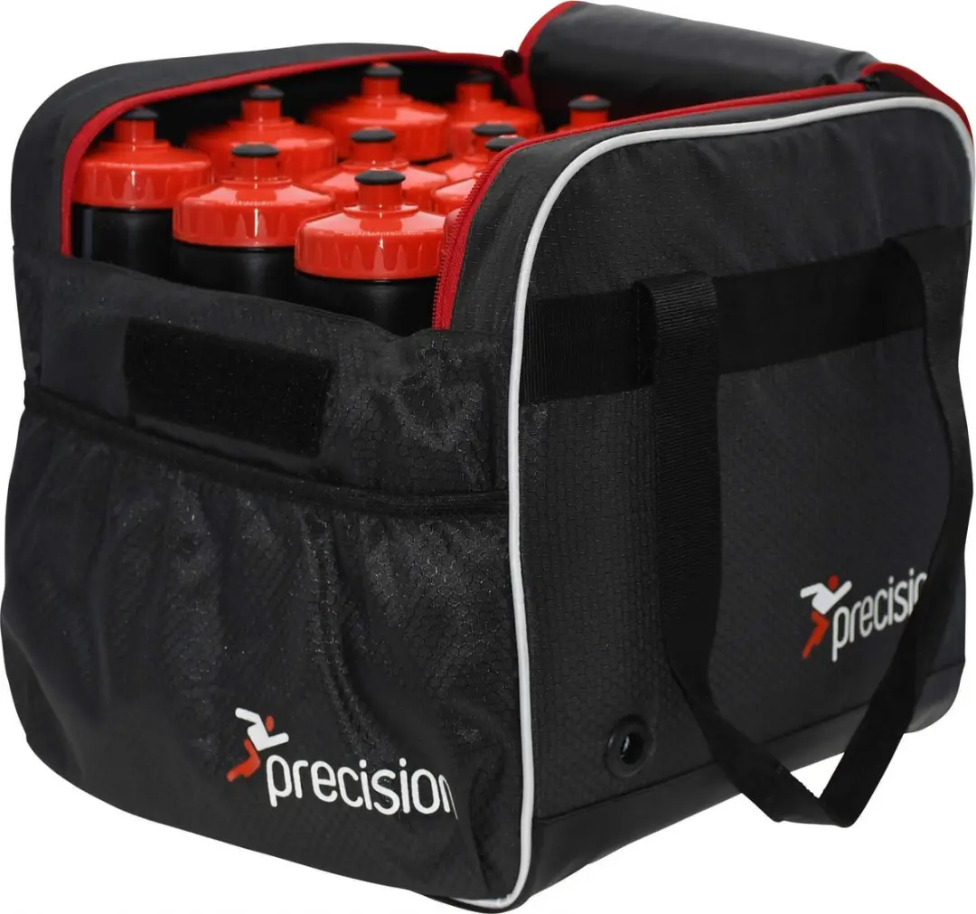 Precision bidonhouder sporttas waterfles draagtas zwart-rood.