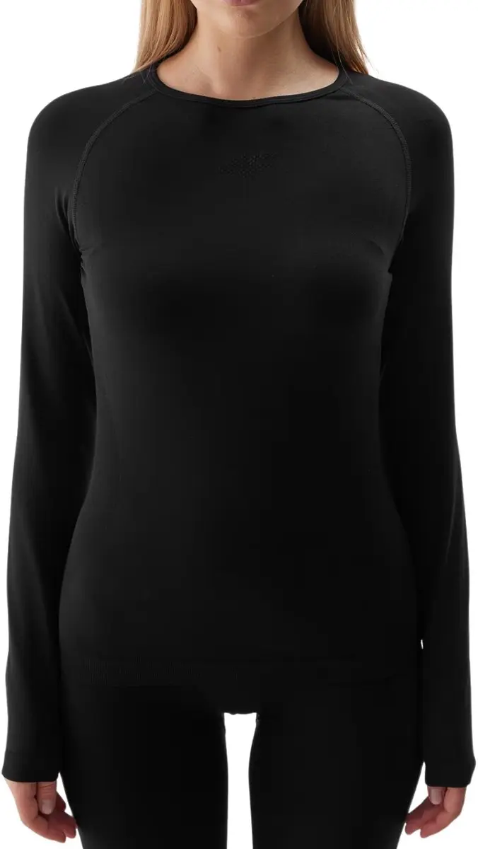 4F Dames Thermoactief T-shirt - Zwart - M/L - afbeelding 5 van 5