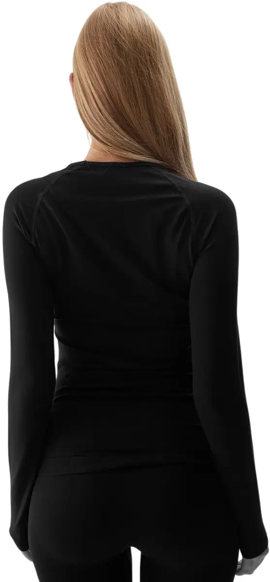 4F Dames Thermoactief T-shirt - Zwart - M/L - afbeelding 2 van 5