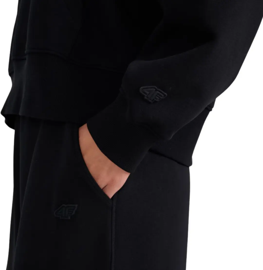 4F Dames Sweatshirt Zwart - XXL - afbeelding 5 van 6