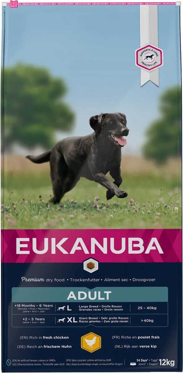 Eukanuba Adult Large Breed Kip Hondenbrokken 12kg