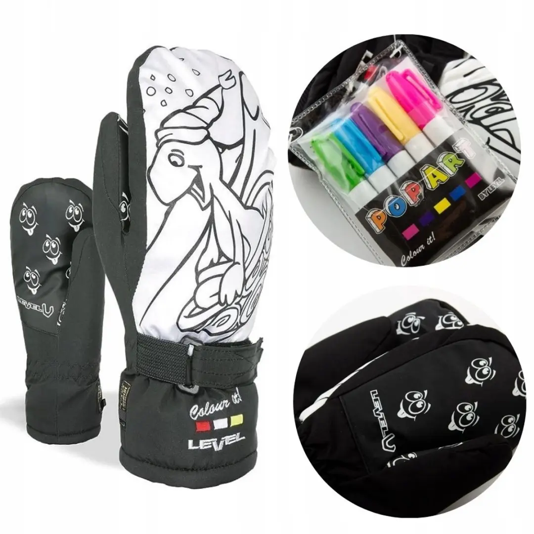 Level kinderskihandschoenen snowboardhandschoenen winter 11-12 jaar