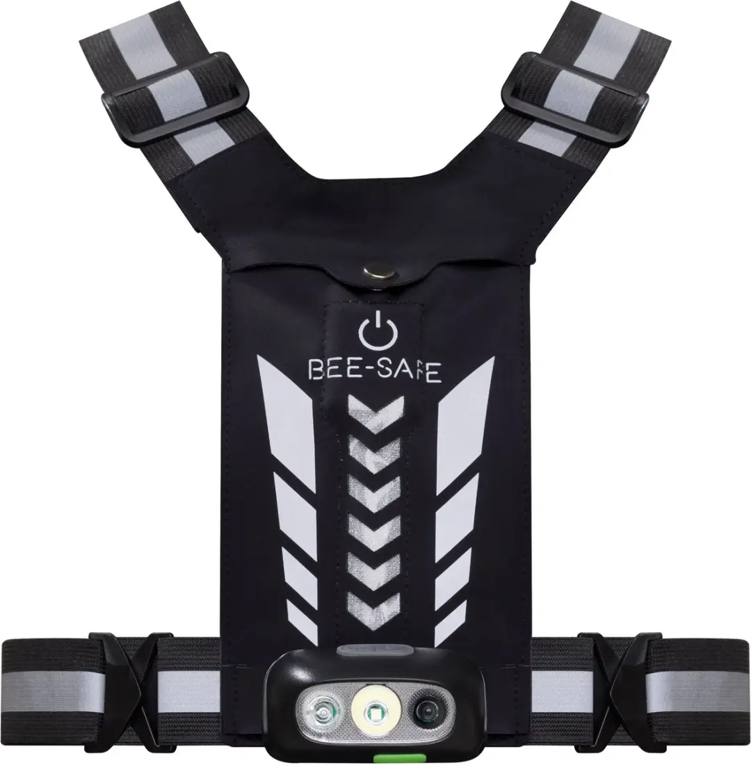 Bee Safe LED Harness USB Phone Pocket Glow
