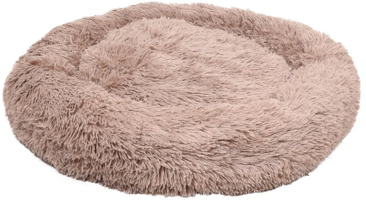 Flamingo Mand Krems Rond Licht Bruin 70cm