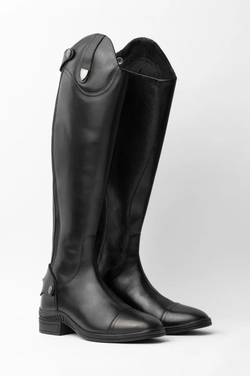 Horze Duvall Leren Rijlaarzen, dames, Black, 37 R