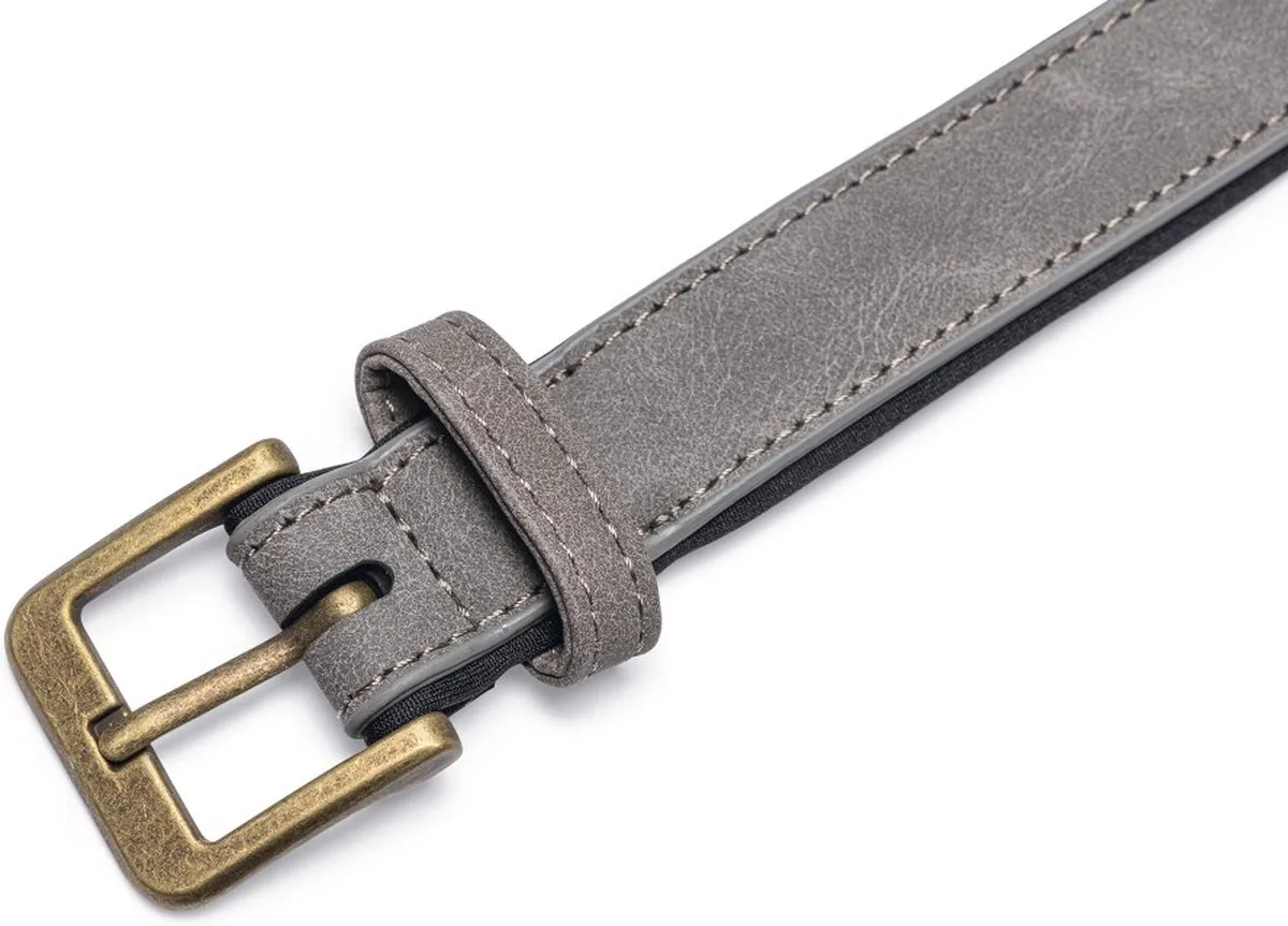Beeztees Balacron Ax Halsband - Grijs - 43-53cm x 25mm