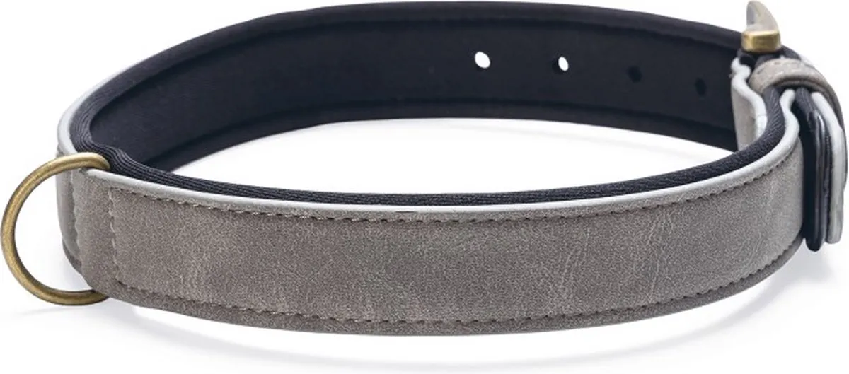 Beeztees Balacron Ax Halsband - Grijs - 43-53cm x 25mm