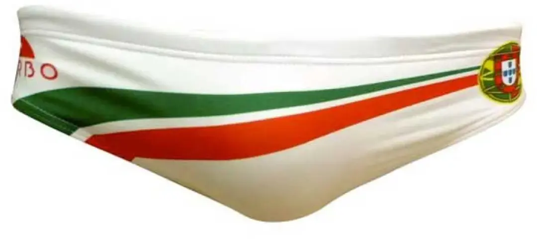 Turbo Portugal Zwemslip Wit 2XL Man