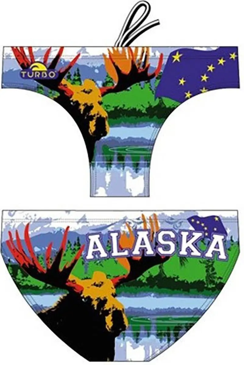 Turbo Alaska Zwemslip Veelkleurig 5XL Man