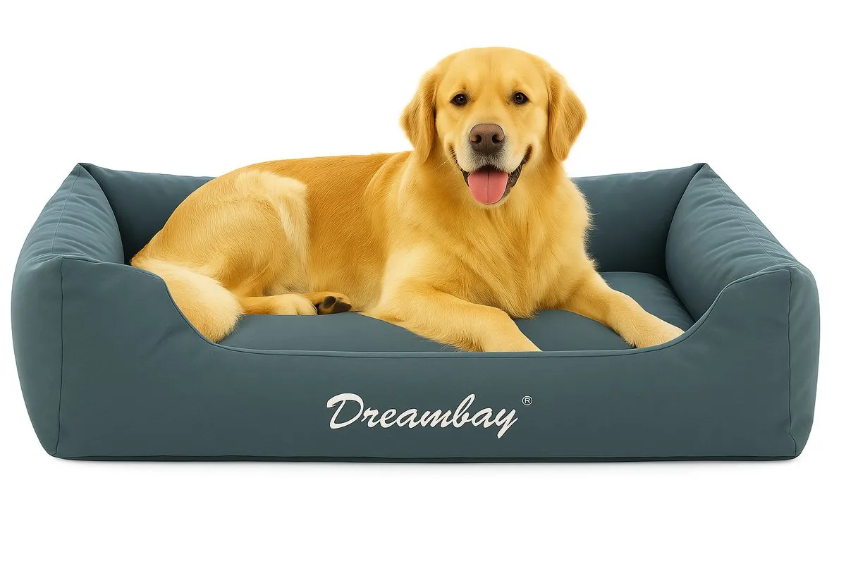 Flamingo Dreambay Petrol Orthopedisch Hondenkussen 120x95cm