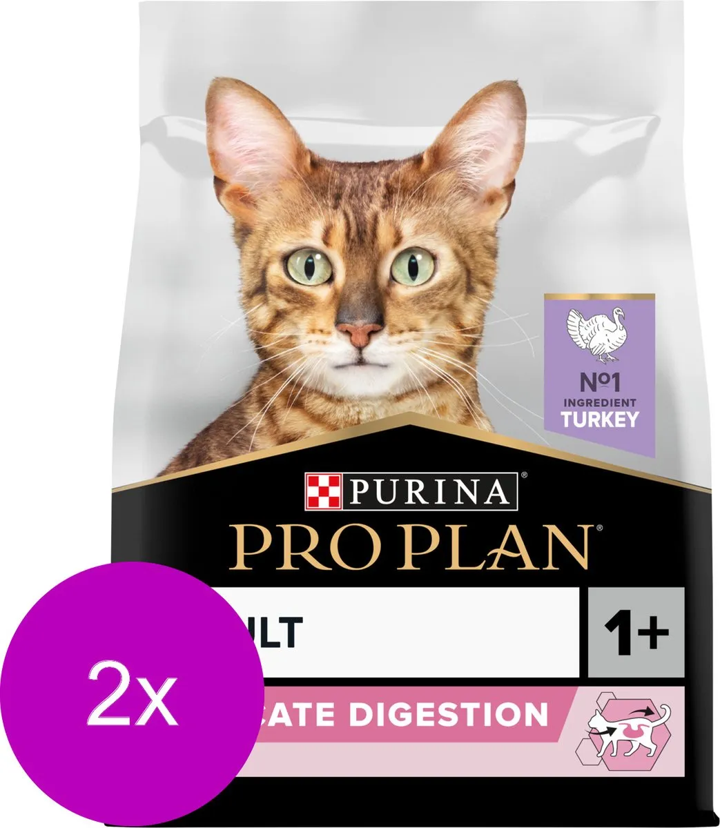 Pro Plan Cat Adult Delicate Kalkoen & Rijst