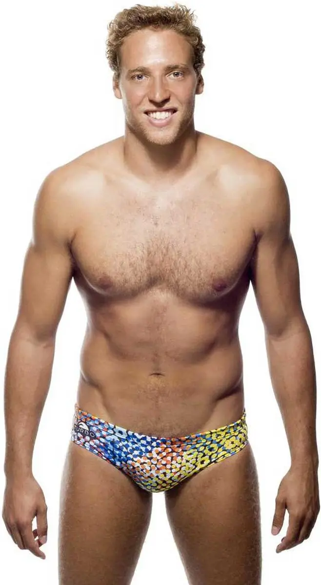 Turbo Circle Zwemslip Veelkleurig 2XL Man