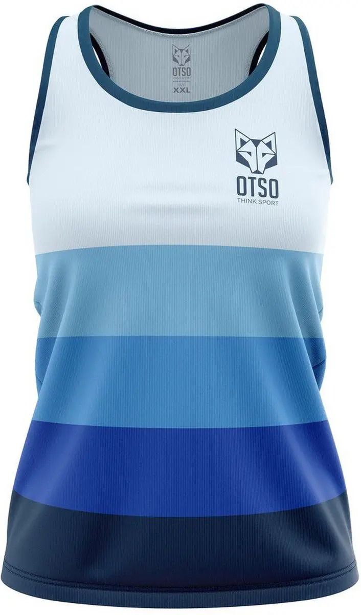 Otso Sleeveless T-shirt Blauw L Vrouw
