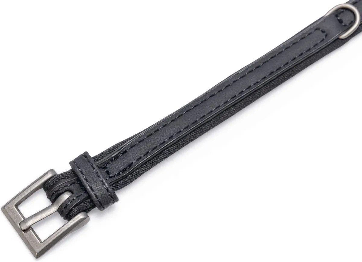 Beeztees Balacron Ax Halsband - Zwart - 24-30 cm x 10 mm