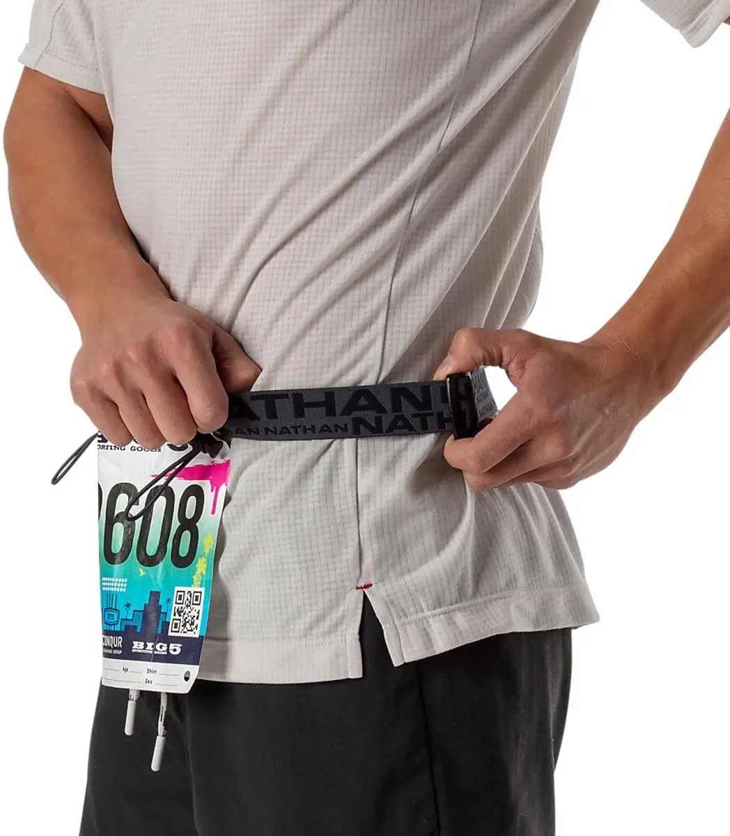 Nathan Race Number Nutrition Waistbelt - Startnummerband - afbeelding 5 van 6