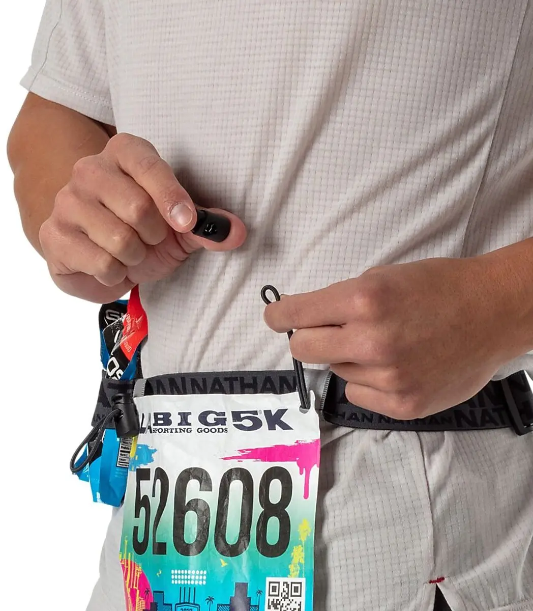 Nathan Race Number Nutrition Waistbelt - Startnummerband - afbeelding 4 van 6