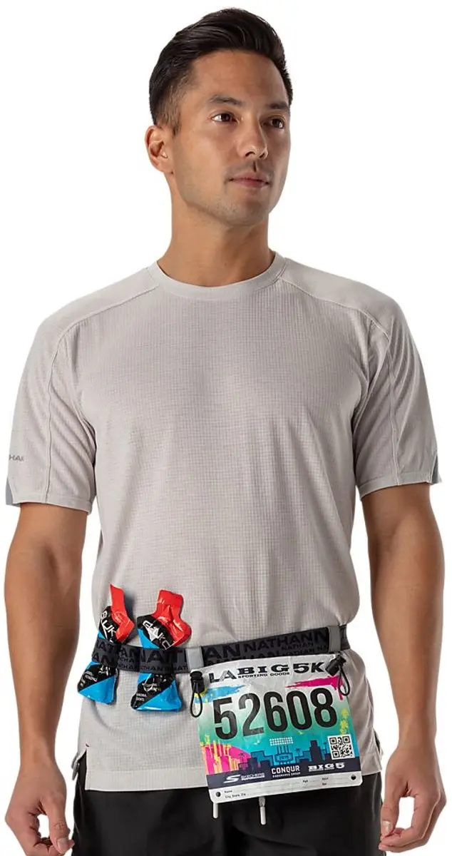 Nathan Race Number Nutrition Waistbelt - Startnummerband - afbeelding 3 van 6