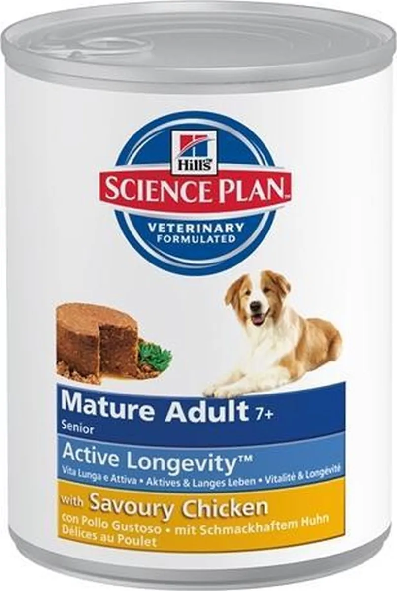 Hill's Science Plan Canine Mature Adult Kip - 370g - 12 Stuks