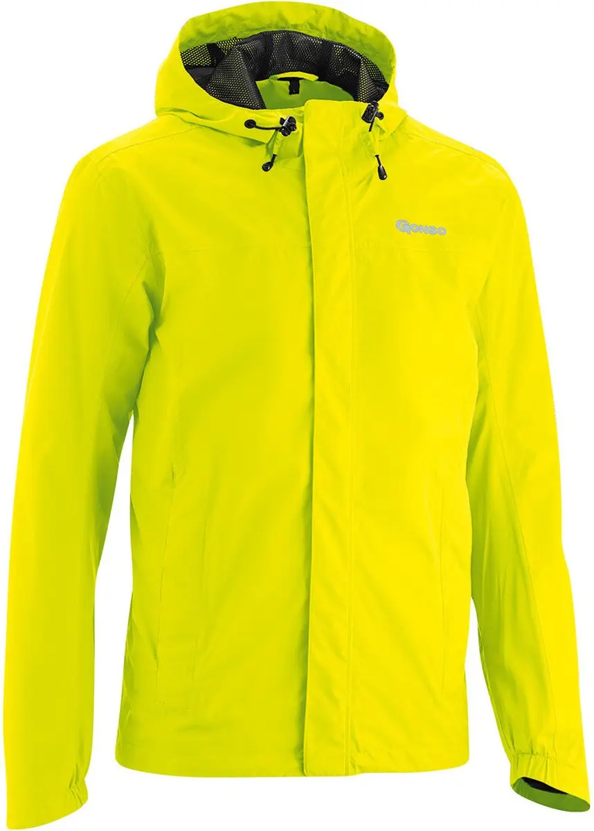 Gonso Save Light Capuchonjack - Safety Yellow - 5XL - afbeelding 4 van 4