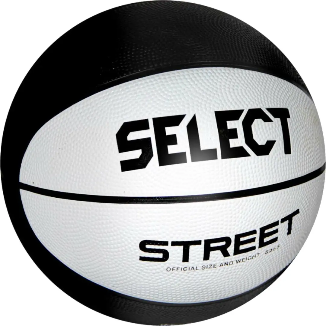 Select Street 2023 Basketbal - Maat 6 - Zwart/Wit - afbeelding 2 van 2