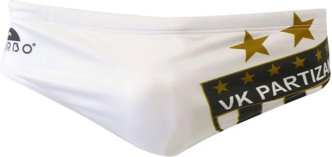 Turbo Partizan Zwemslip Wit M Man