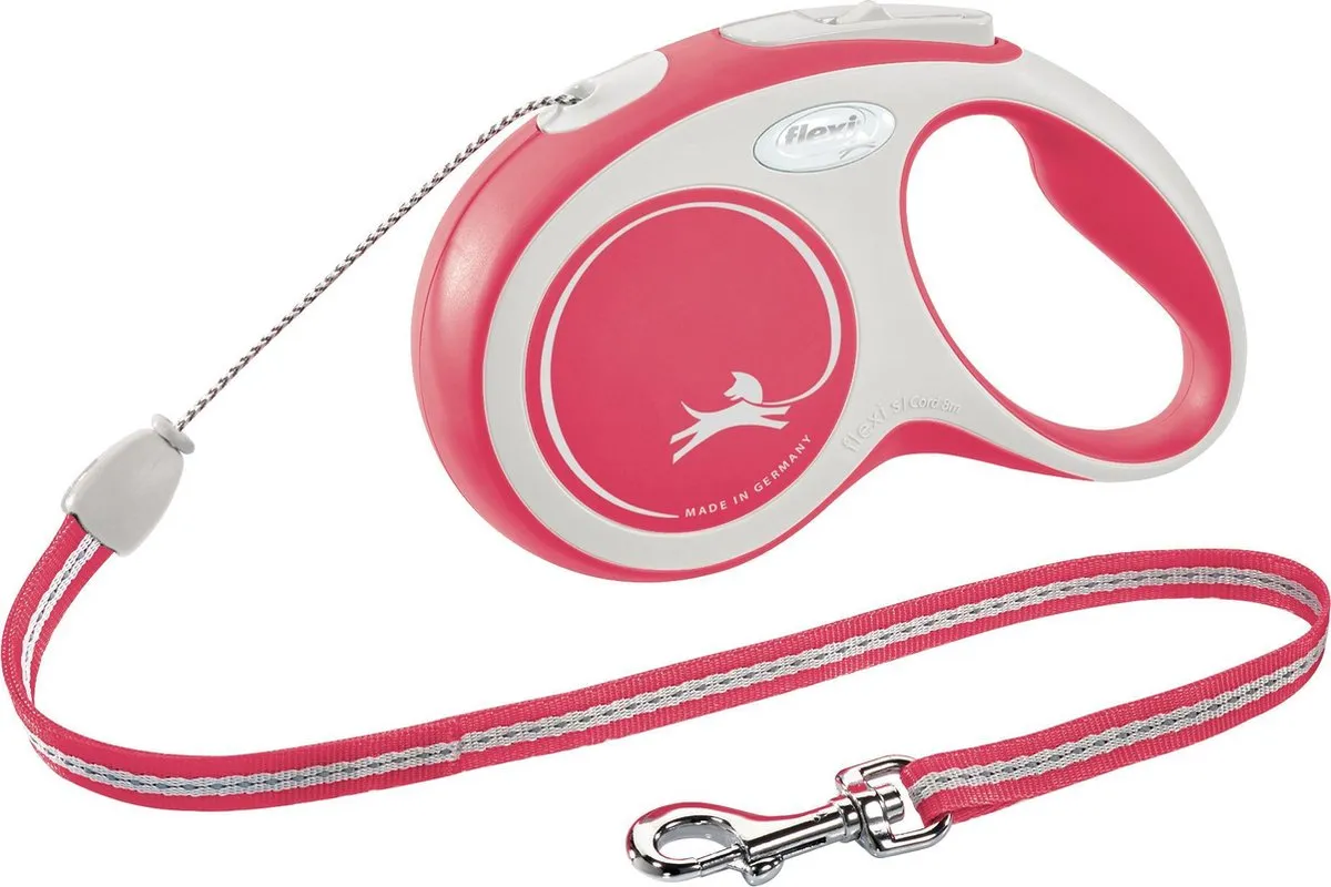 Flexi Rollijn New Comfort Koord S - 5m - Rood