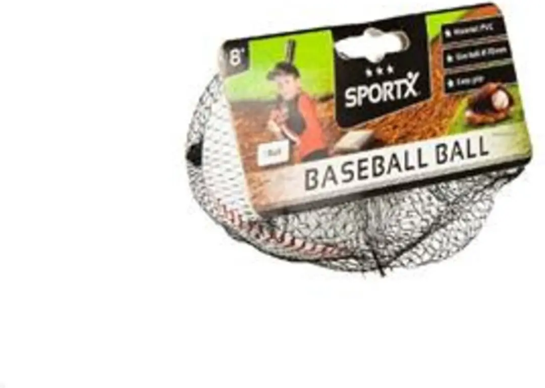 SportX Honkbal Bal - Rood/Wit - afbeelding 5 van 6