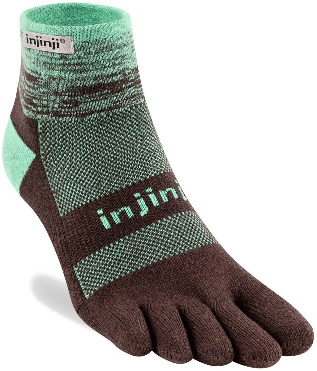 Injinji Trail Midweight Mini-Crew - Mint - 37-40
