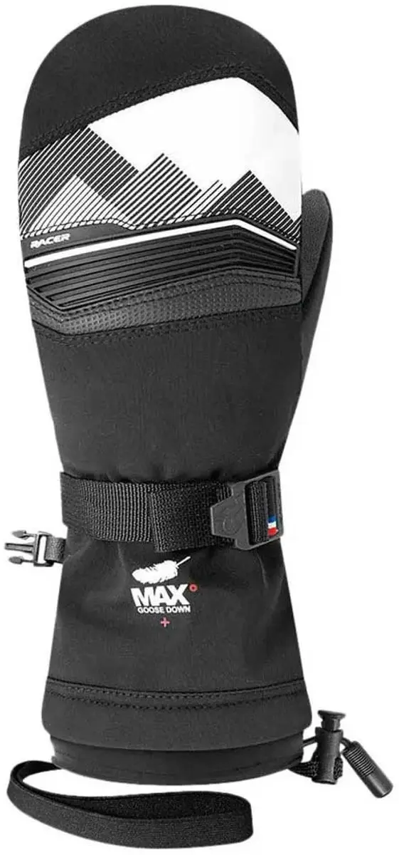 RACER gloves Kids ML 400 Mitt juodas/baltas Y6