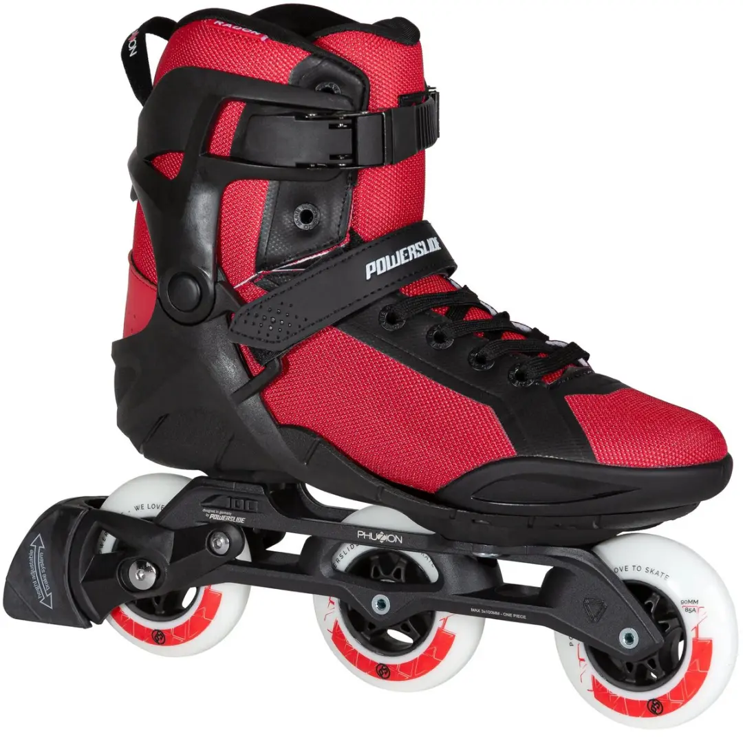 Powerslide Inlineskates - Heren - Maat 45 - Rood/Zwart - afbeelding 5 van 6