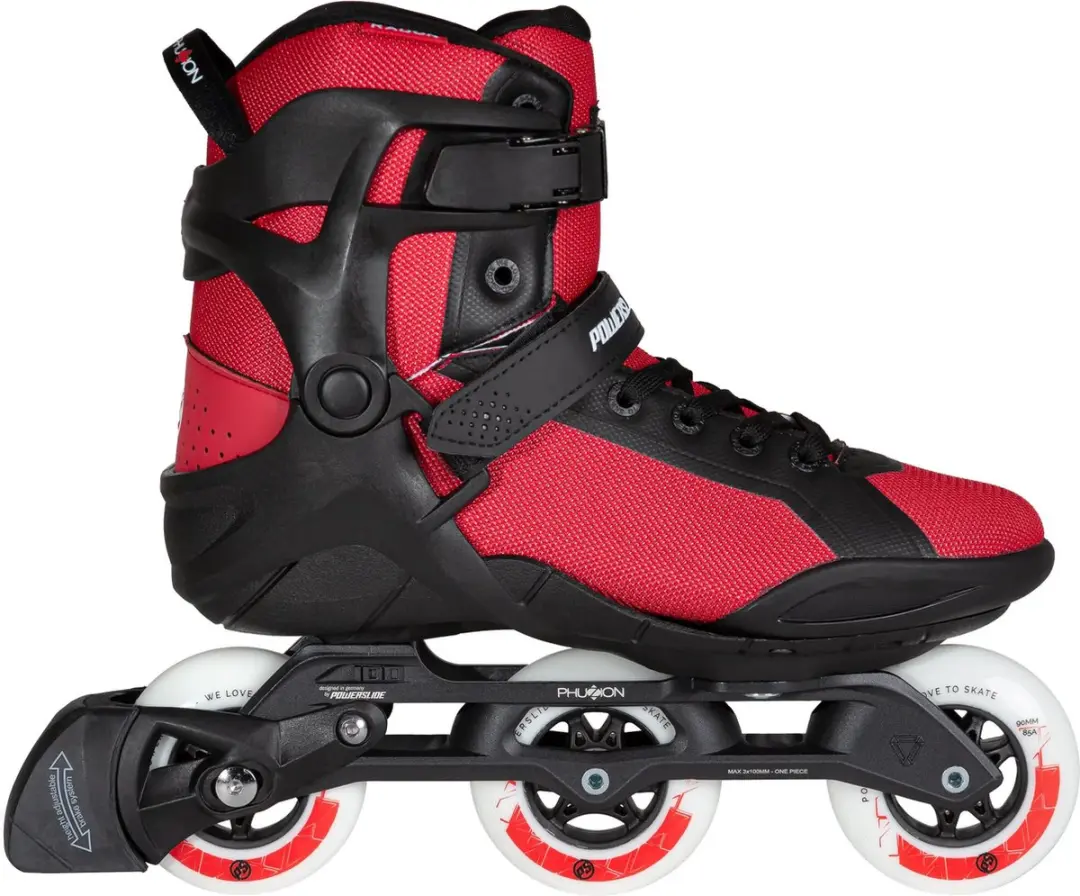Powerslide Inlineskates - Heren - Maat 45 - Rood/Zwart - afbeelding 2 van 6
