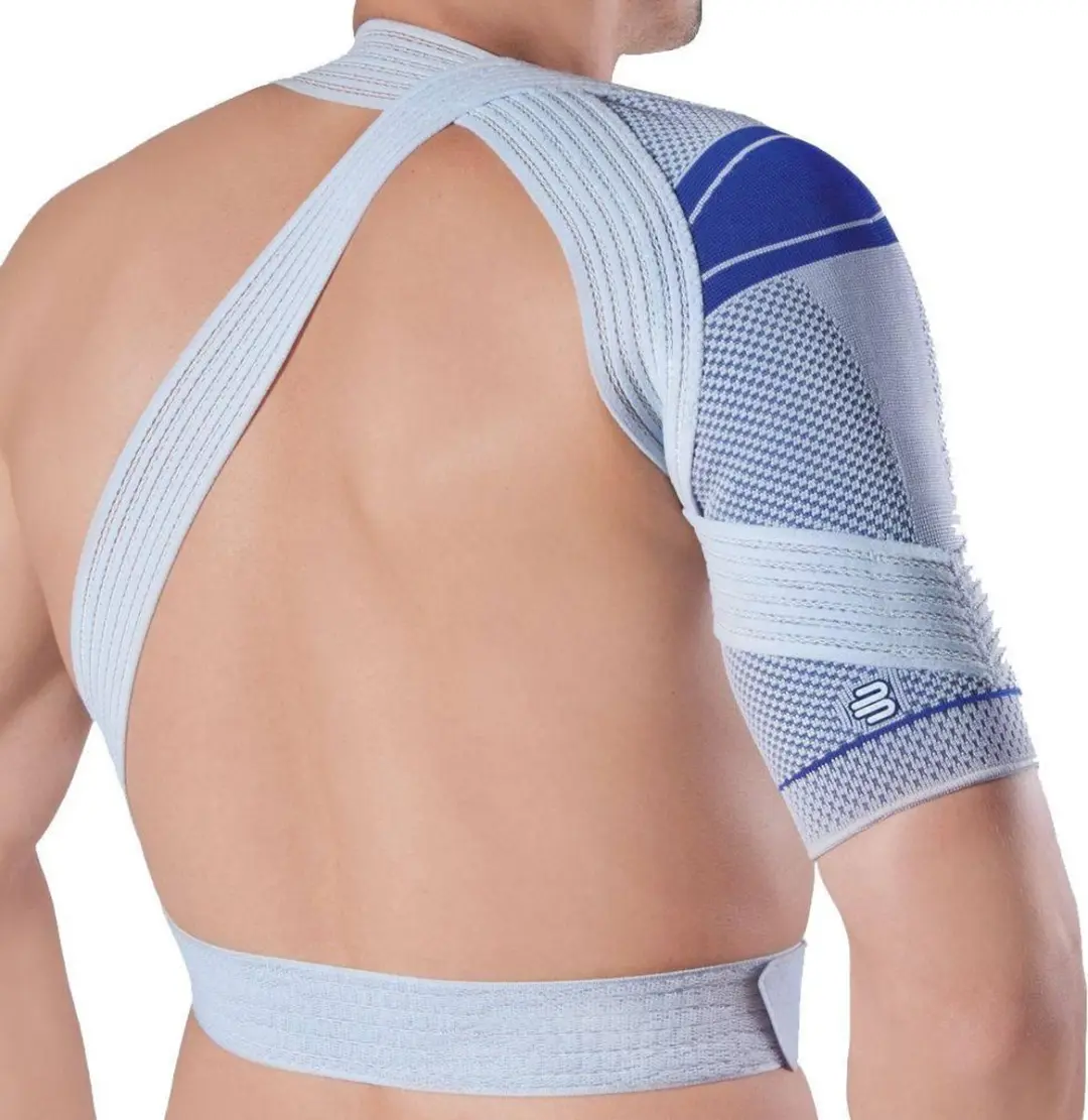 Bauerfeind OmoTrain Schouderbandage Titan T5 - Grijs - afbeelding 4 van 6