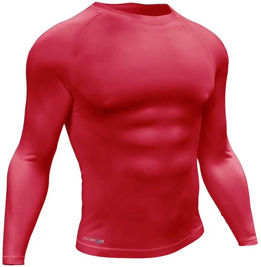 Precision Junior Thermoshirt Basislaag - Rood - M - afbeelding 2 van 2