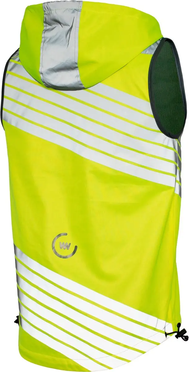 WOWOW Threesixty Fietsjas Mouwloos Fluo - M - afbeelding 2 van 2