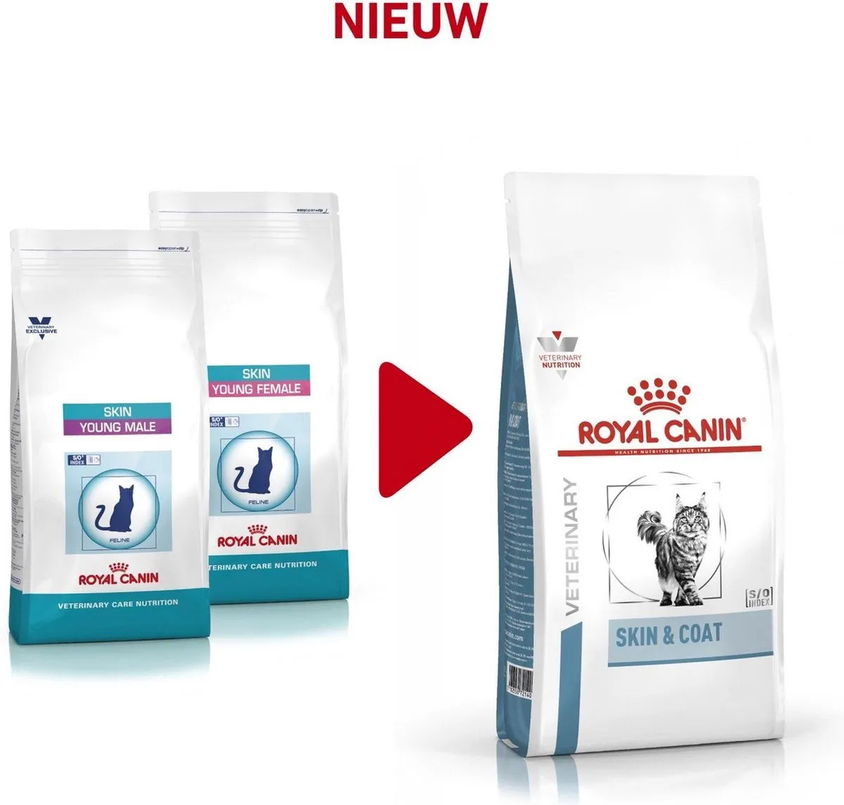 Royal Canin Veterinary Diet Skin & Coat Kat 3,5kg