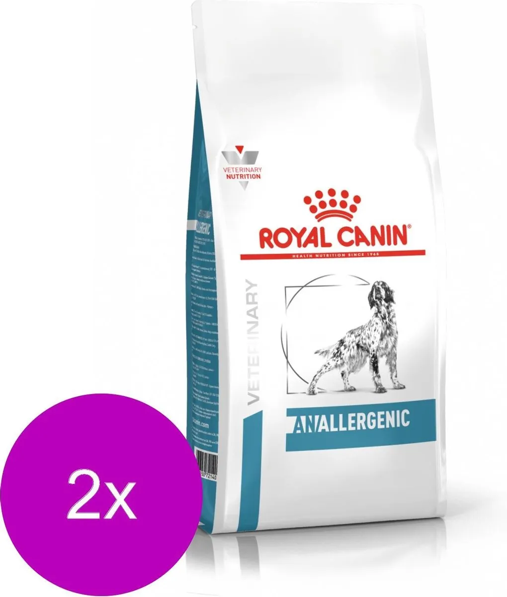Royal Canin Veterinary Diet Anallergenic Hondenvoer - 2x8kg