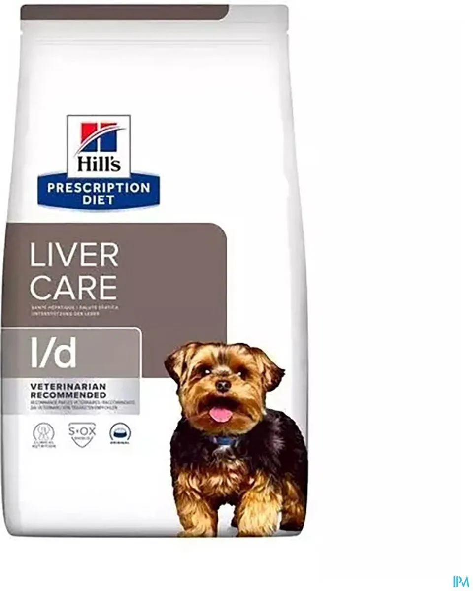 Hill's Prescription Diet Canine L/D Droogvoer voor honden 4 kg