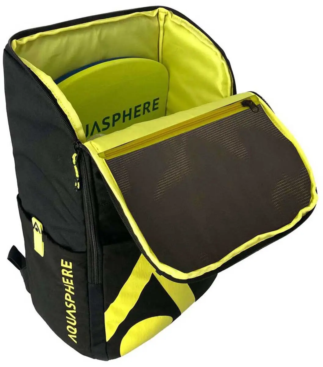 Aqua Sphere Zwemtas 30L - Zwart/Geel - afbeelding 5 van 6