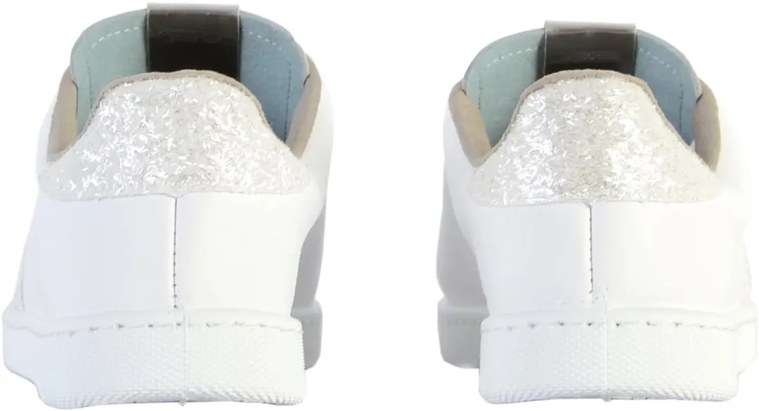 Victoria Tennis Glitter Leren Sportschoenen - Wit - afbeelding 4 van 6