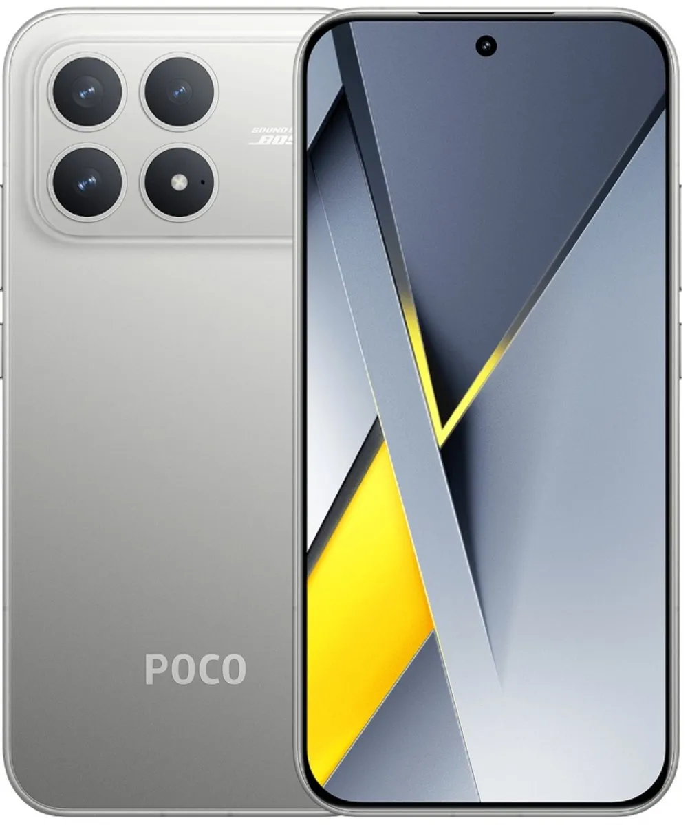 Xiaomi POCO F8 Pro Smartphone - 12GB/512GB - Titanium zilver