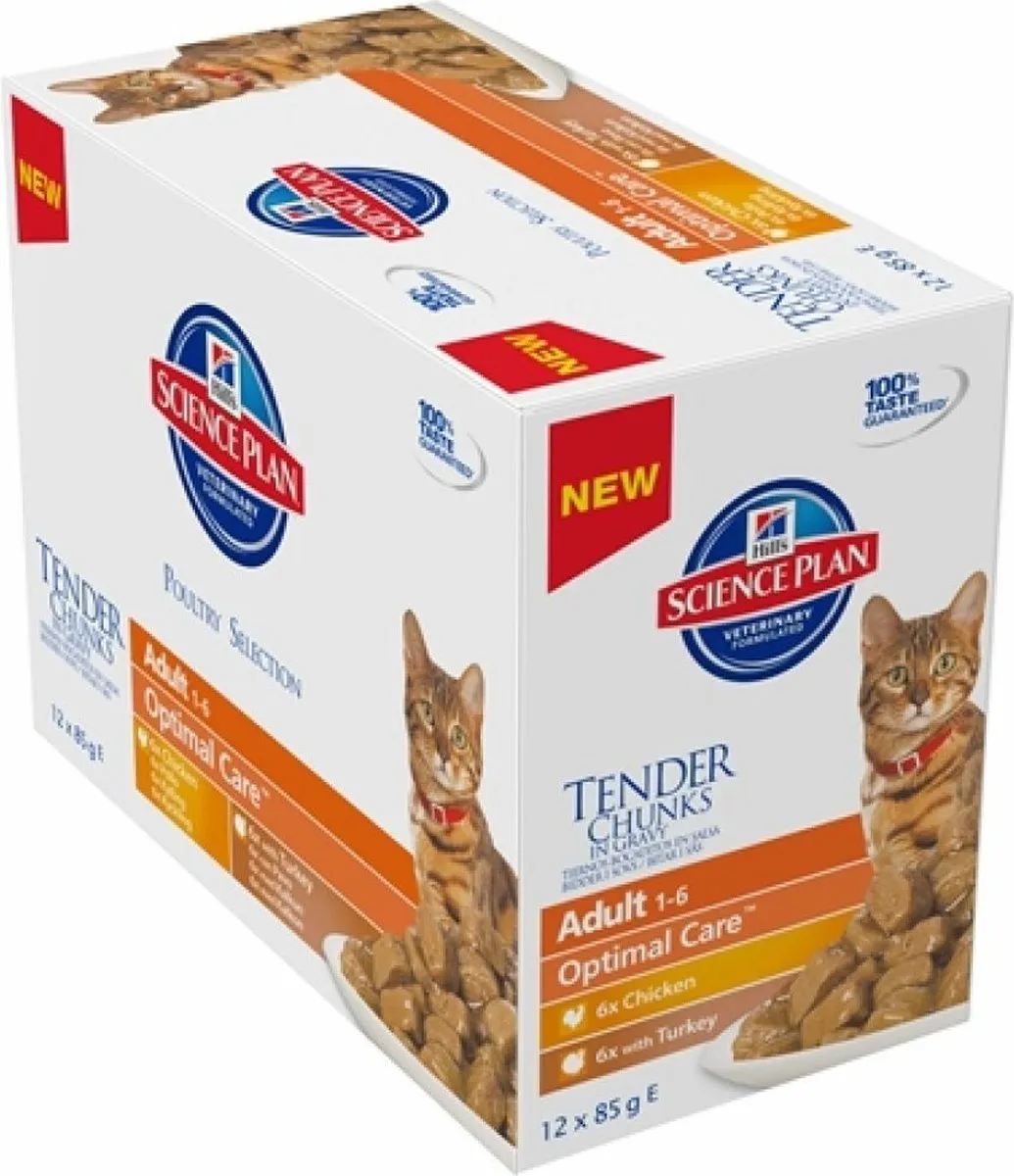 Hill's Science Plan Feline Pouch Adult Kip - 12x 85g - afbeelding 5 van 6