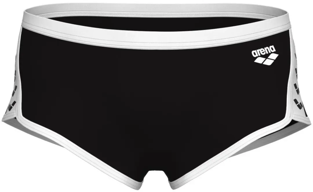 Arena Icons Laag Uitgesneden Zwembroek - Zwart/Wit - afbeelding 4 van 6