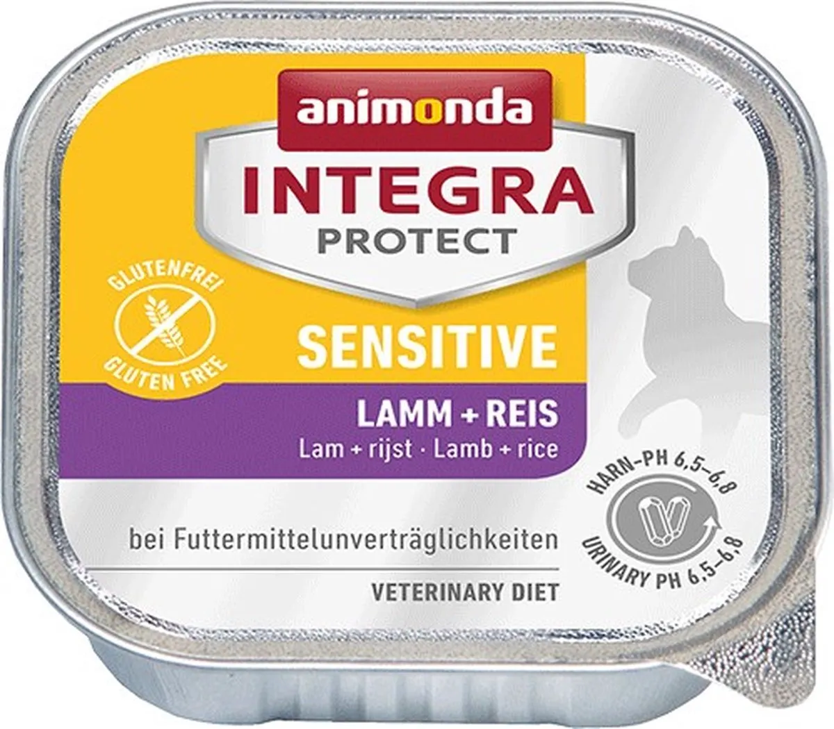 Animonda Integra Protect Cat Sensitive Lam & Rijst 16x100g