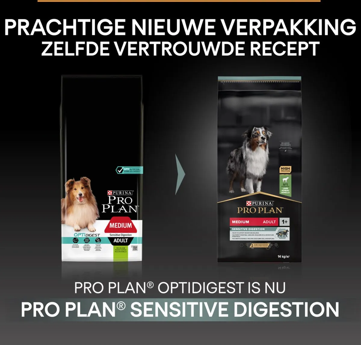 Pro Plan Dog Adult Medium Sensitive Digestion Lam - 12kg (4x3kg)
