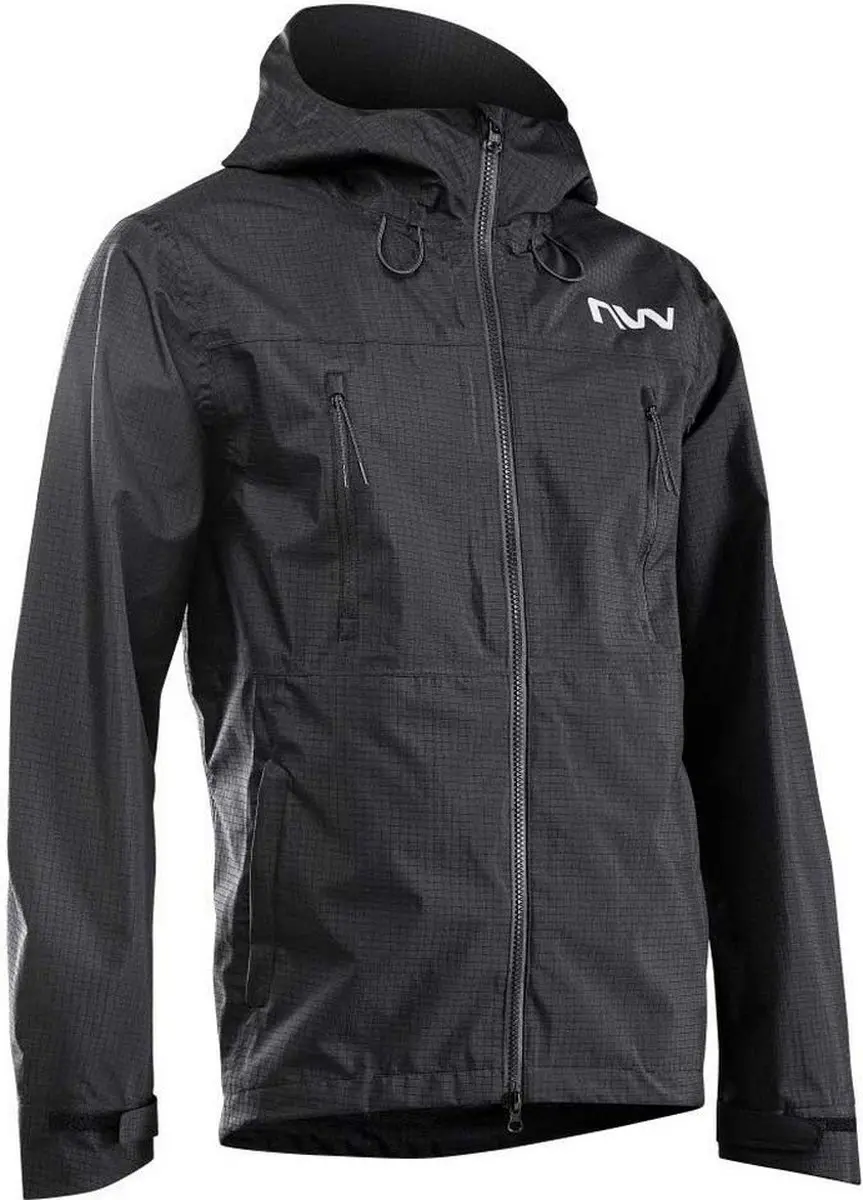 Northwave Noworry Pro Hardshell Jas - Zwart XL - afbeelding 4 van 6