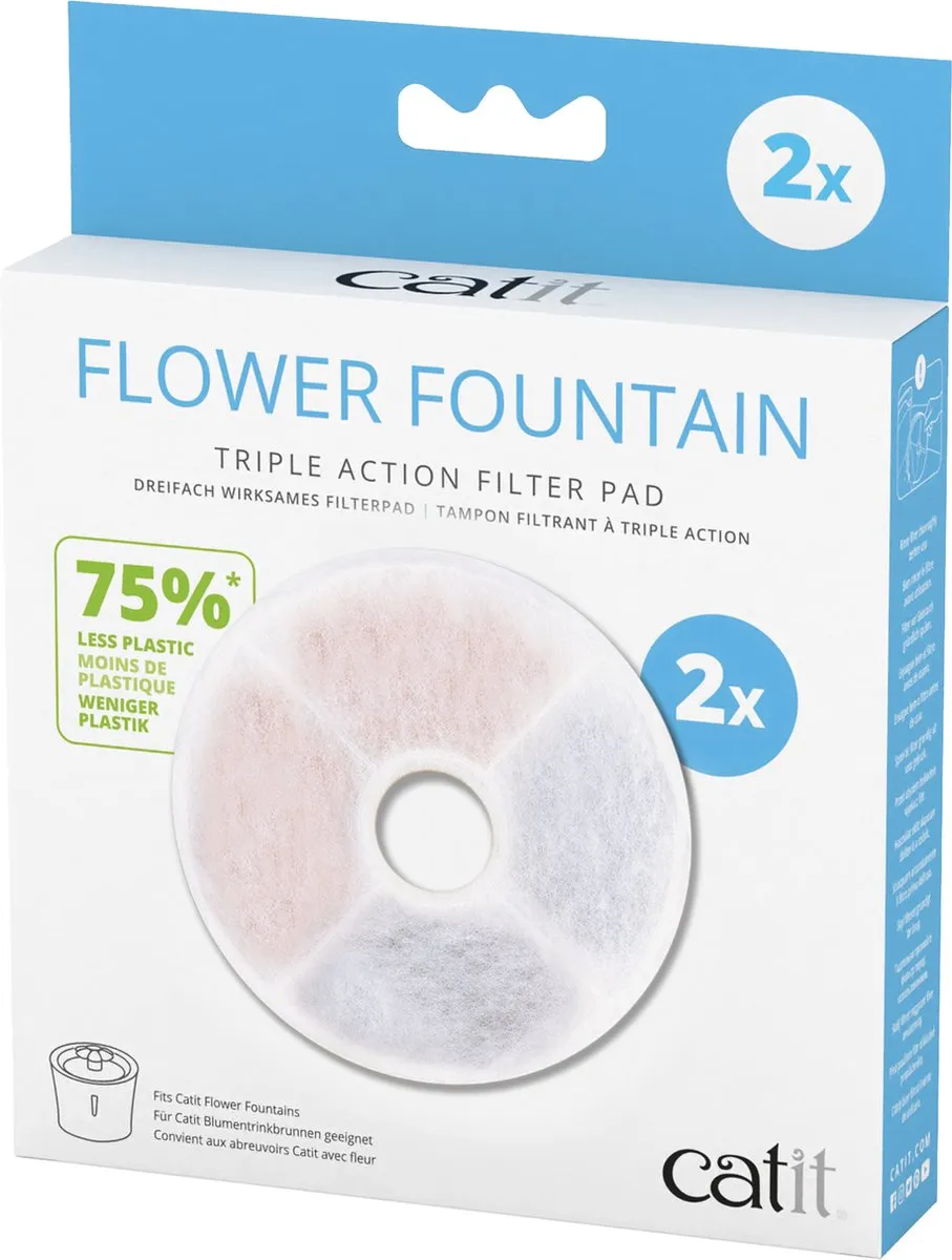 Catit Drinkfontein Filters Ca Triple Action Frameless Cartridge