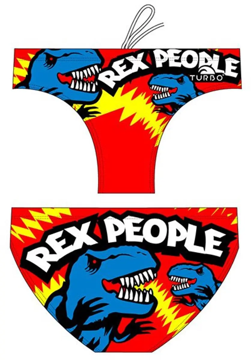 Turbo Rex People Zwemslip Rood 13-14 Years Jongen