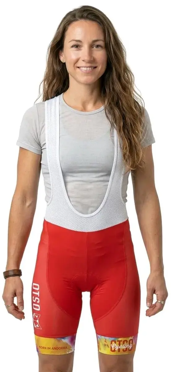 Otso Colors Fietsbroek Rood L Vrouw